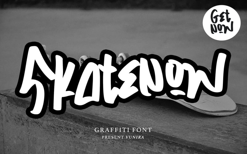 Skatenow | Fonte Graffiti