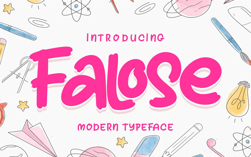 Falös | Modern typsnitt typsnitt