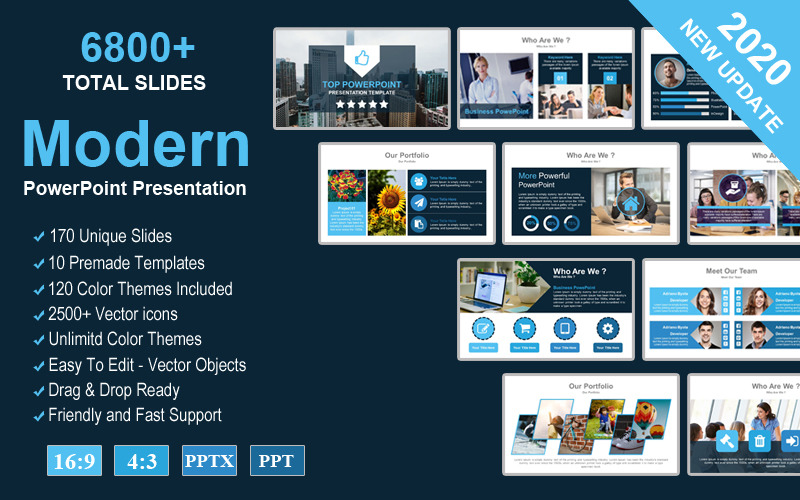 Modern Creative Presentation PowerPoint Template