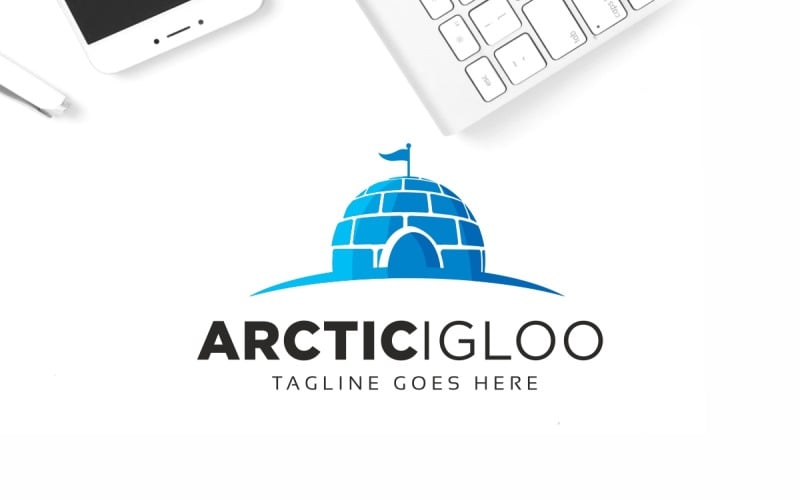 Arctic Igloo Logo Template