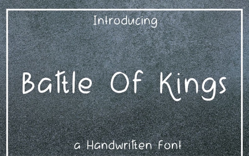 Download Шрифт "Battle Of King Font" / Battle Of King Font - Шрифт на тему графика script,handwritten,cute,cool,casual,handwriting,craft,branding,typeface,creative