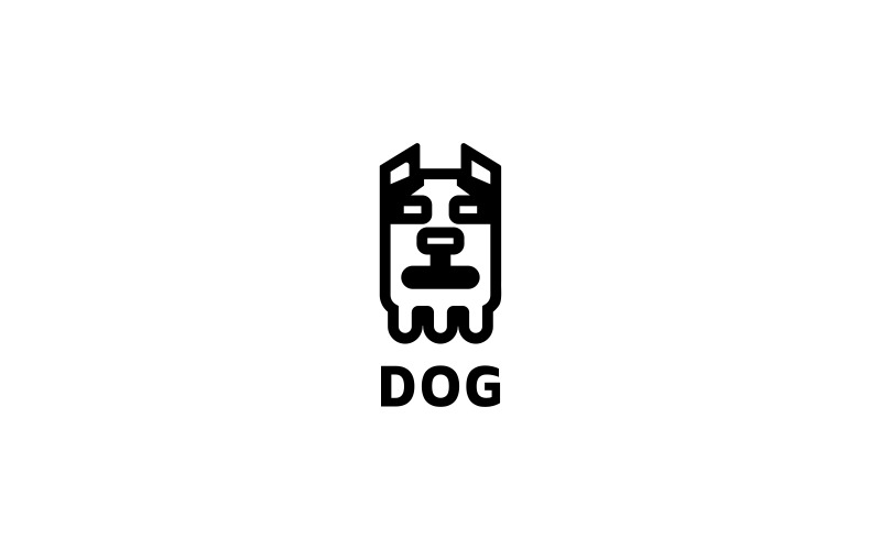 Download Шаблон логотипа "Dog Logo Template" / Dog Logo Template - Шаблон логотипа на тему графика agency,animal shop,animals,care,company,corporate,dog,insurance,modern,non profit,nonprofit,pet,pets,professional,retail,safe,simple
