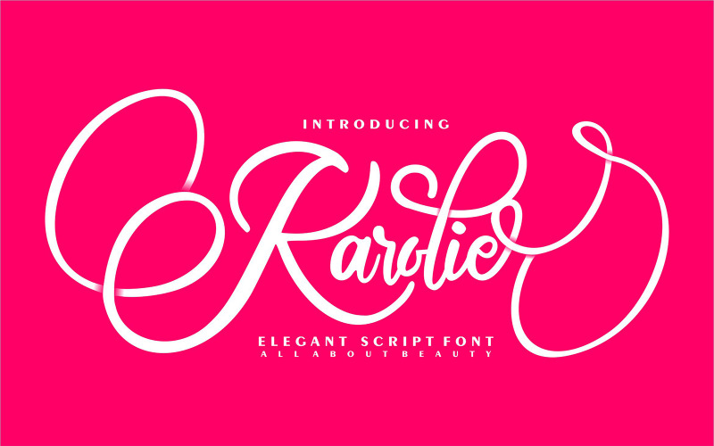 Karolie | Elegante Kursivschrift