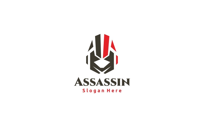 Download Шаблон логотипа "Assassin Logo Template" / Assassin Logo Template - Шаблон логотипа на тему графика asia,assasin,character,characters,dust,face,fight,human,icon,logo,martial arts,mum,mummy,ninja,professional,scary,security,simple,games,gamer