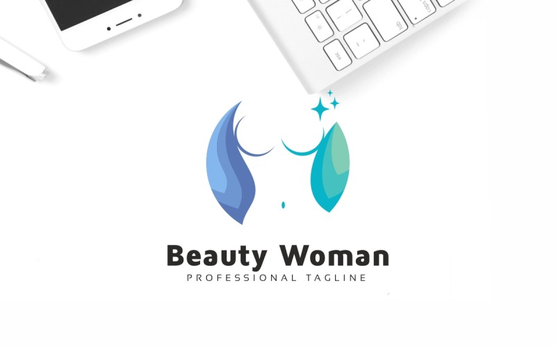 Download Шаблон логотипа "Beauty Woman Logo Template" / Beauty Woman Logo Template - Шаблон логотипа на тему графика beautiful,beauty,care,clinic logo,diet,eco,fashion,feminine,fitness,green,hairstyle,health,leaf,medical,natural,pink,salon,spa,spa logo,therapy