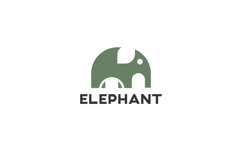 Download Шаблон логотипа "Elephant Logo Template" / Elephant Logo Template - Шаблон логотипа на тему графика animal,animals,creative,elephant,elephantlogo,icon,identity,symbol,visual identity