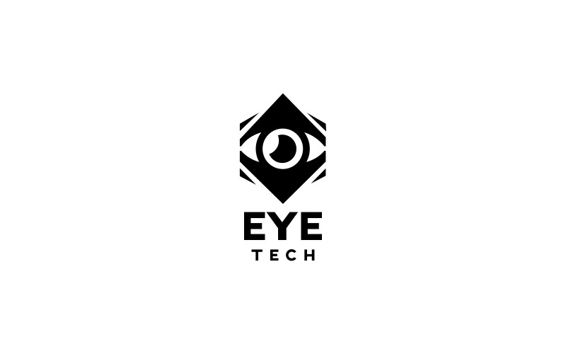 Eye Tech Logo šablona