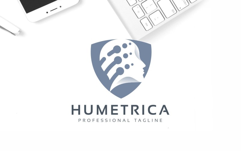 Download Шаблон логотипа "Human Technology Logo Template" / Human Technology Logo Template - Шаблон логотипа на тему графика brain,bright,business,cerebral,consultant,consulting,core,development,digital,face,gamer,genius,head,human,humanoid,ideas,intelligence,intelligent,medical,medicine