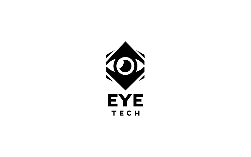 Szablon Logo Technika Eye