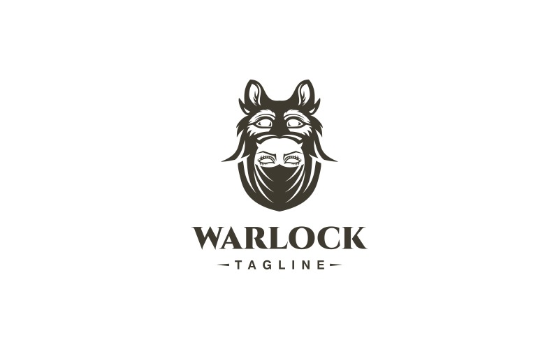 Download Шаблон логотипа "Warlock Logo Template" / Warlock Logo Template - Шаблон логотипа на тему графика wolf,beard,bearded man,clan,cloak,combat magic,fairy tale,fantasy,game,gendalf,history,hood,magic,magician,old man,player,rpg,sorcerer,streamer,warlock