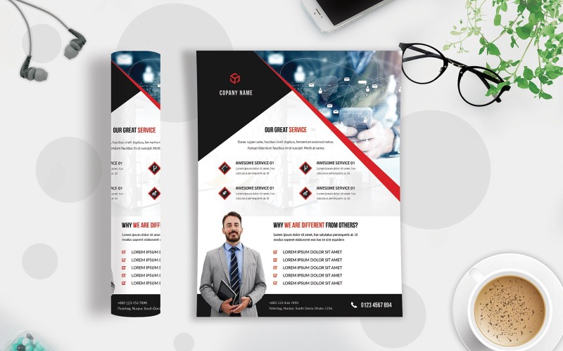 Download Фирменный стиль "Business Flyer Vol-04 - Corporate Identity Template" / Business Flyer Vol-04 - Corporate Identity Template - Фирменный стиль advertisement,agency flyer,agency publisher,business,clean design,corporate flyer,creative flyer,flyer template,illustrator flyer,marketing,multipurpose flyer,new company ad,orange,promotion 