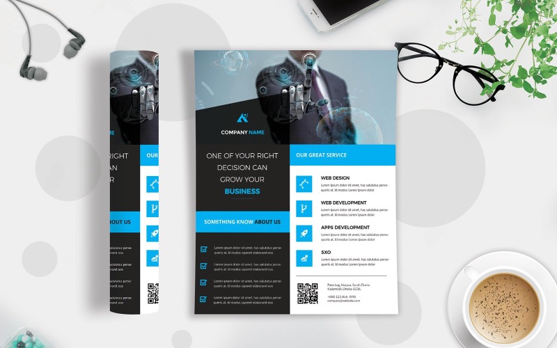 Business Flyer Vol-06 - Modèle d'identité d'entreprise