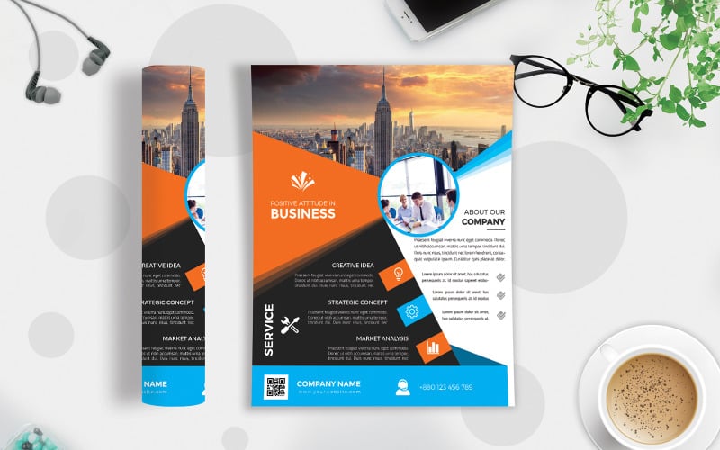 Download Фирменный стиль "Business Flyer Vol-161 - Corporate Identity Template" / Business Flyer Vol-161 - Corporate Identity Template - Фирменный стиль на тему графика advertisement,agency flyer,agency publisher,business,clean design,corporate flyer,creative flyer,flyer template,illustrator flyer,marketing,multipurpose flyer,new company ad,orange,promotion 