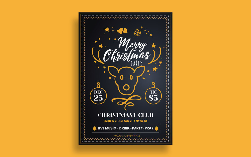 Download Иллюстрация "Christmas - Illustration" / Christmas - Illustration - Иллюстрация на тему графика christmas,flyer,poster,template,promotion,activities,celebration,promotions,templates,print,graphic,design,designs,graphics,party