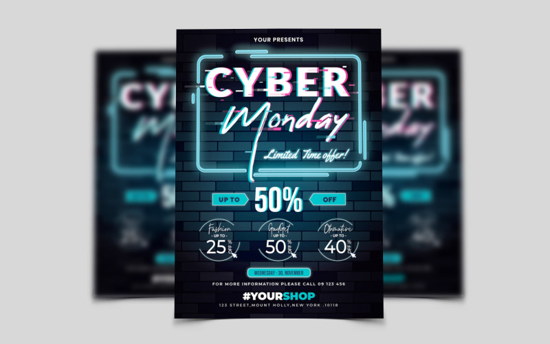 Cyber Monday - Illustrazione