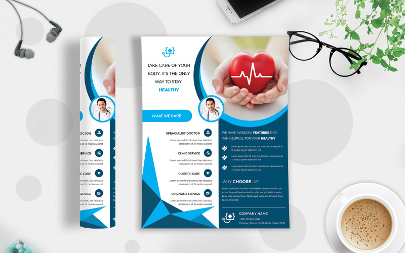 Download Фирменный стиль "Doctor &amp; Medical Flyer - Corporate Identity Template" / Doctor &amp; Medical Flyer - Corporate Identity Template - Фирменный стиль advertisement,agency flyer,agency publisher,business,clean design,corporate flyer,creative flyer,flyer template,illustrator flyer,marketing,multipurpose flyer,new company ad,orange,promotion 