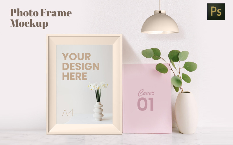 Download Мокап для продукта "Photo Frame product mockup" / Photo Frame product mockup - Мокап для продукта на тему графика photo,frame,mockup,template,website,graphic,presentations,branding,brand,promotion,promotions,templates,scene,generator,product