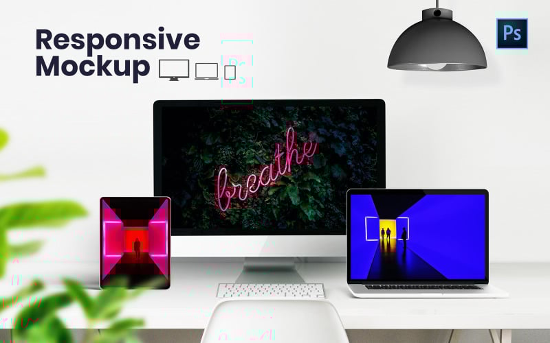 Responsive Template product mockup
