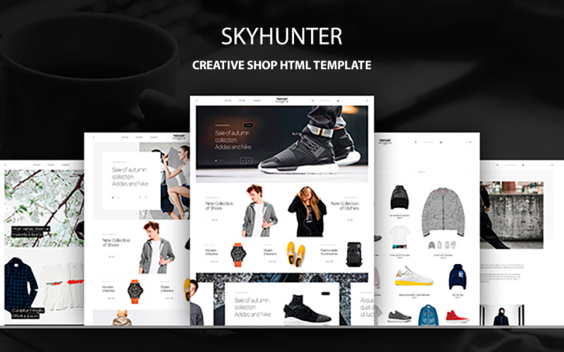 Skyhunter - modelo de site de loja criativa