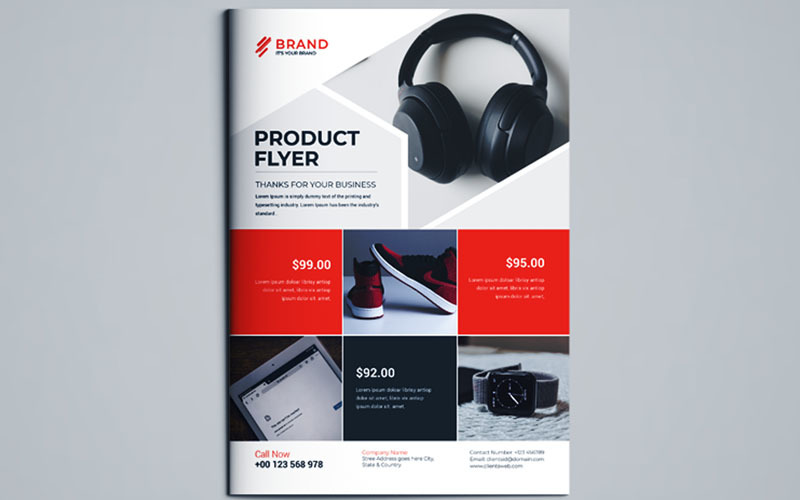 Download Фирменный стиль "Brand - Product Flyer Corporate identity template" / Brand - Product Flyer Corporate identity template - Фирменный стиль на тему графика product,flyer,corporate,corporate flyer,creative flyer,travel flyer,creative business card,corporate card,liflet,computer,internet,stationery,id kit,blue,official,symple,professional,pad,a4