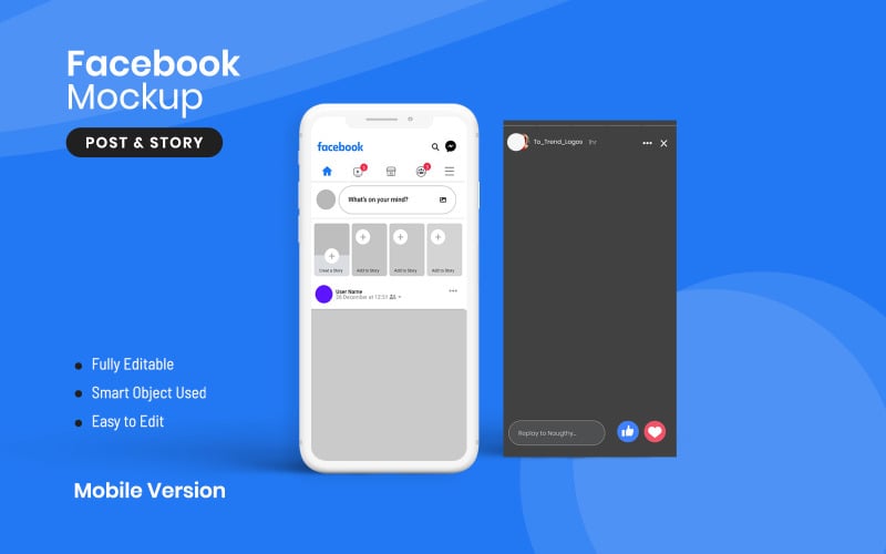 Facebook Screen product mockup