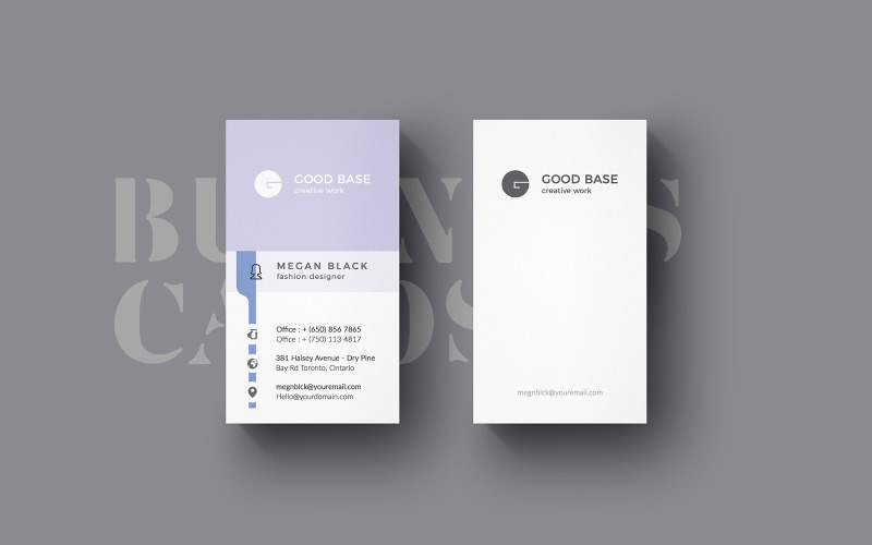 Download Фирменный стиль "Minimal Business Card - Corporate Identity Template" / Minimal Business Card - Corporate Identity Template - Фирменный стиль на тему графика modern,minimal,clean,vertical,minimalist,agency,medical,corporate,company,business card,business cards,business card template,business card design,abstract business card,modern business card,