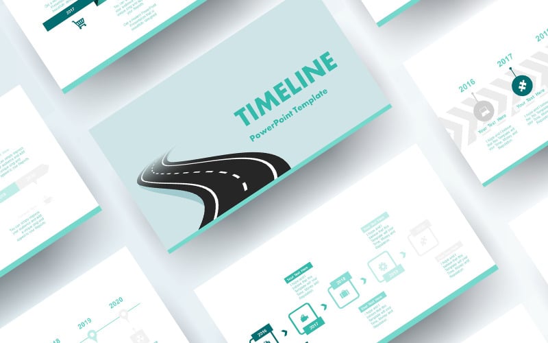 Безкоштовний шаблон PowerPoint Timeline