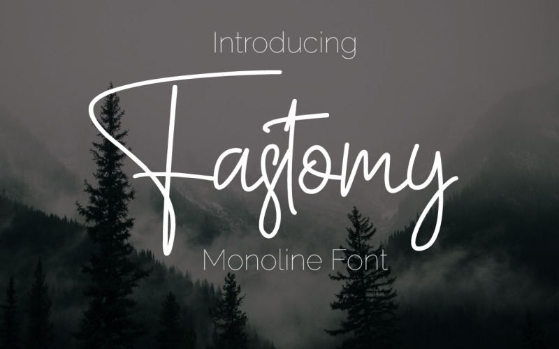 Fastomy字体