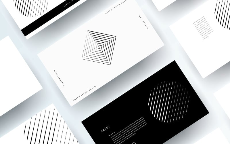 Modello PowerPoint minimalista gratuito