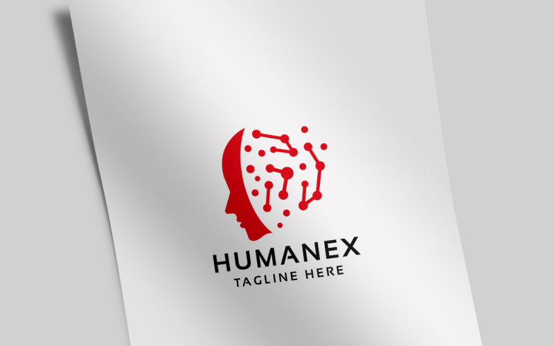 Download Шаблон логотипа "Humanex Logo Template" / Humanex Logo Template - Шаблон логотипа на тему графика abstract,brainstorm,colorful,corporate,creation,creative,creativity,development,digital,entertainment,face,head,human,idea,information,intelligence,knowledge,lifestyle,media,mind