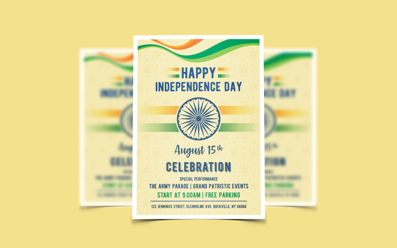 Download Фирменный стиль "India Independence Day - Corporate Identity Template" / India Independence Day - Corporate Identity Template - Фирменный стиль на тему графика india,independence,day,flyer,template,templates,creative,modern,poster,august,celebrate,promotion,celebration,print,indian