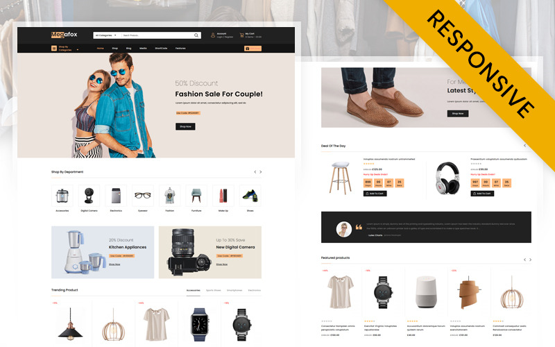 многоцелевая больная тема woocommerce