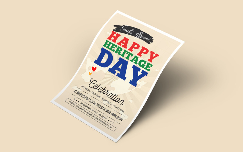 Download Фирменный стиль "Heritage Day - Corporate Identity Template" / Heritage Day - Corporate Identity Template - Фирменный стиль на тему графика day,south,african,public,holiday,heritage,flyer,template,templates,creative,modern,poster,celebration,promotion,print