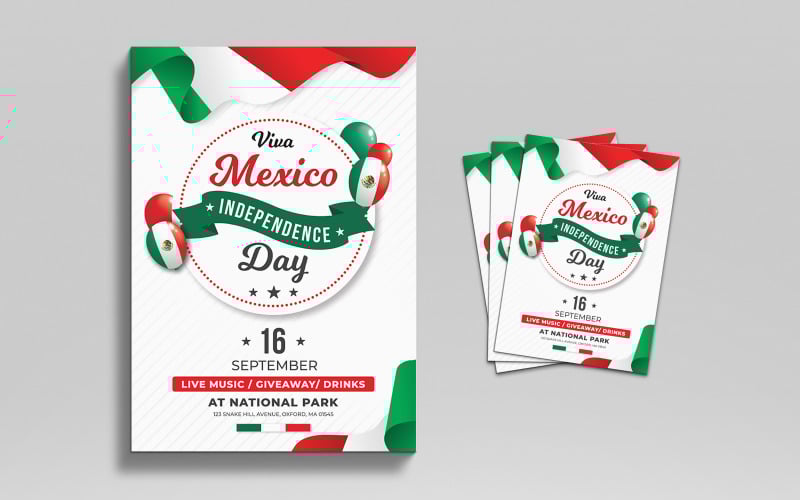 Download Фирменный стиль "Mexican Independence Day - Corporate Identity Template" / Mexican Independence Day - Corporate Identity Template - Фирменный стиль на тему графика mexican,independence,day,flyer,template,templates,promotion,promotions,creative,modern,celebrate,celebration,print,poster,mexico