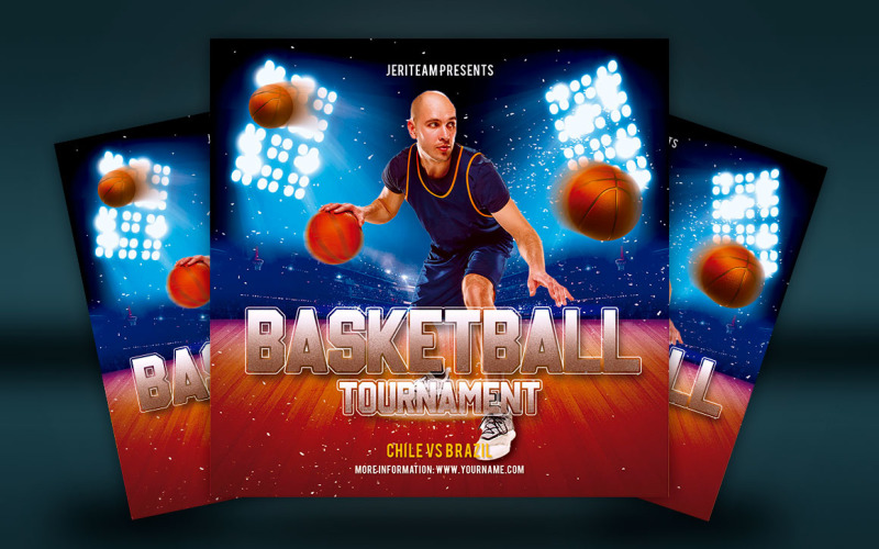Download Фирменный стиль "Basketball Flyer - Corporate Identity Template" / Basketball Flyer - Corporate Identity Template - Фирменный стиль на тему графика basketball,clean,modern,professional,flyer,print,player,staduim,creative,sport