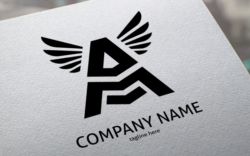 Download Шаблон логотипа "Fly A Logo Template" / Fly A Logo Template - Шаблон логотипа на тему графика a logo,a symbol,black,letter a,fly,plane,space
