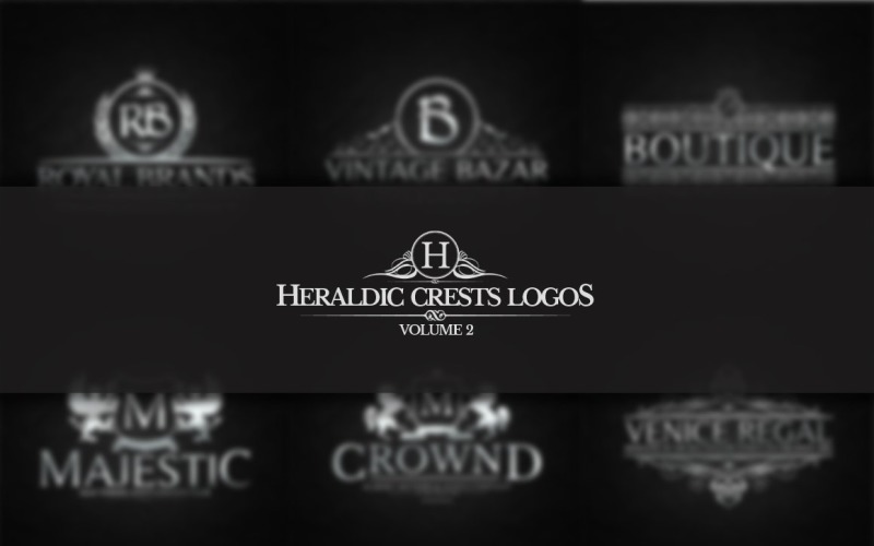 Heraldic Crest Vol.2 Logo Şablonu