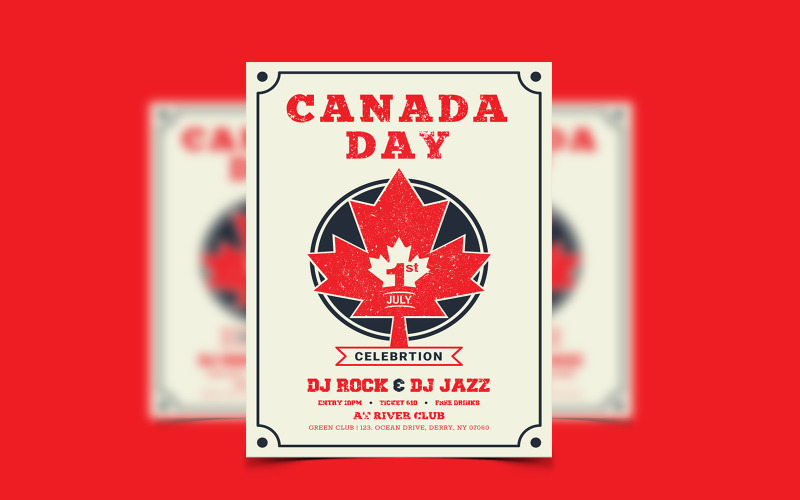 Download Фирменный стиль "Canada Day - Corporate Identity Template" / Canada Day - Corporate Identity Template - Фирменный стиль на тему графика canada,day,flyer,poster,template,templates,creative,modern,national,holiday,fedral,promotion,promotions,celebration,business
