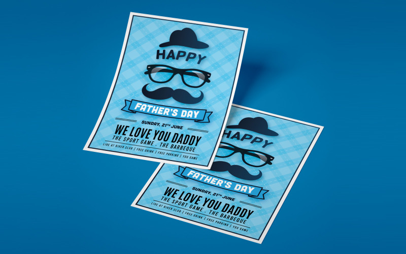 Father's Day Flyer Template - Corporate Identity Template