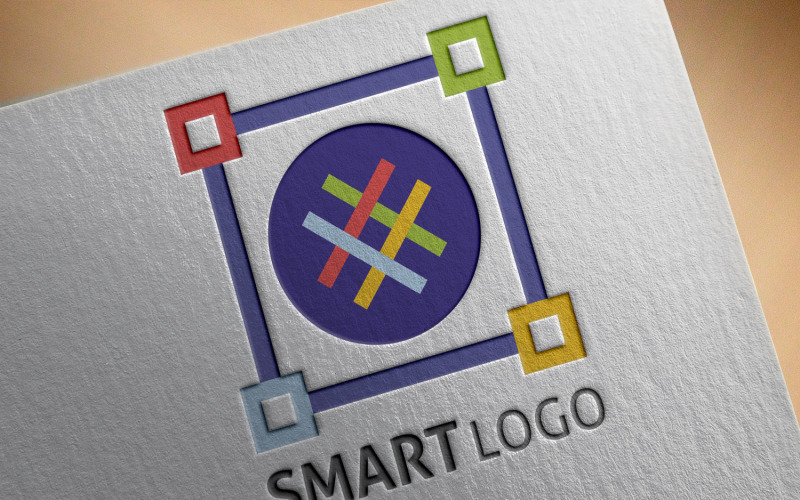 Modèle de logo intelligent