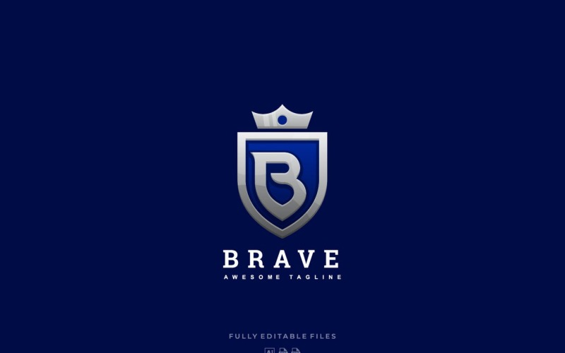 Download Шаблон логотипа "Abstract Letter B with Crown Luxury Logo Template" / Abstract Letter B with Crown Luxury Logo Template - Шаблон логотипа на тему графика logo,vector,template,ai,eps,commercial