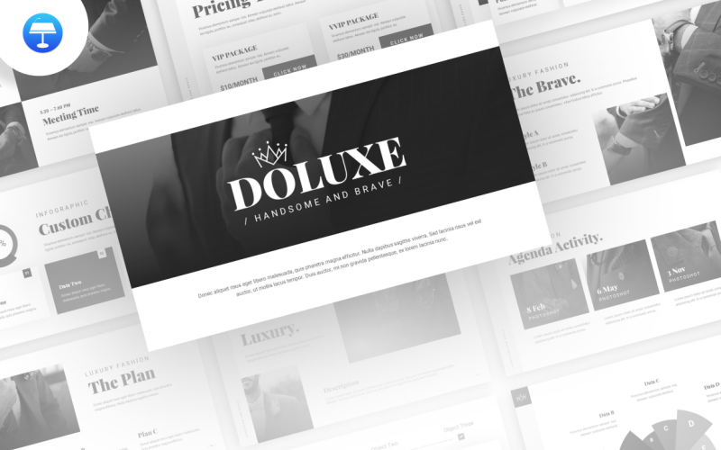 Doluxe Luxury Presentation - Keynote-Vorlage