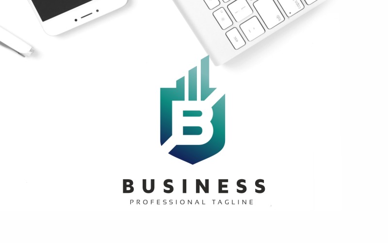 Download Шаблон логотипа "Business B Letter Logo Template" / Business B Letter Logo Template - Шаблон логотипа на тему графика 2d,brand,branding,business,busy,circle,company,creative,design,flat,flat shadow,game,inspire,letter,media,minimal,minimalist,modern,round,shadow