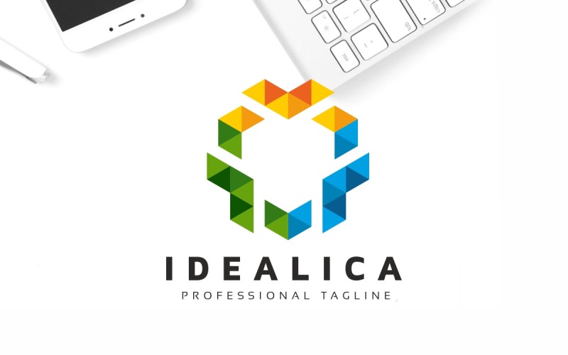 Download Шаблон логотипа "Colorful Polygon Hexagon Logo Template" / Colorful Polygon Hexagon Logo Template - Шаблон логотипа на тему графика abstract,box,business,colorful,communication,core,corporate,creative,creativity,cube,cubic,cubical,data,digital,hexagon,hexagonal,marketing,media,motion,multimedia