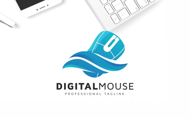 Download Шаблон логотипа "Digital Mouse Logo Template" / Digital Mouse Logo Template - Шаблон логотипа на тему графика cable,check,clean,computer,diagnostic,digital,doctor,electronic,electronics,fresh,health,heart,internet,laptop,modern,monitor,mouse,network,pc,rate