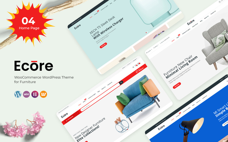Ecore - Möbel WooCommerce Theme