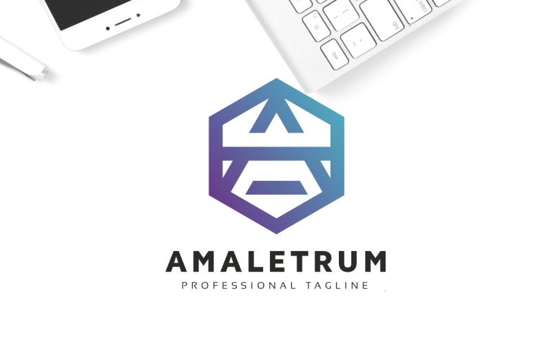 Download Шаблон логотипа "Hexagon A Letter Logo Template" / Hexagon A Letter Logo Template - Шаблон логотипа на тему графика a letter,a logo,action,active,activity,axis,bold,box,cube,cubical,data,development,digital,entertainment,expert,gaming,hexagon,hexagonal,innovation,intelligence