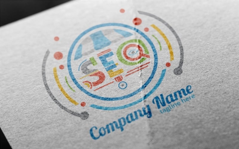 Seo World徽标模板