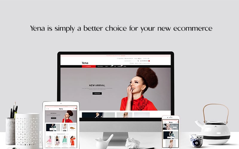 Тема магазину Yena Fashion Bootstrap Shopify