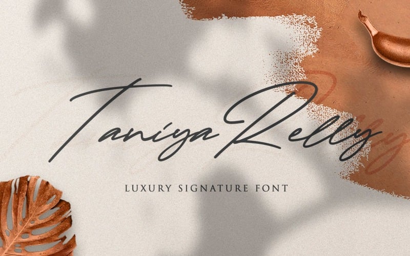 Luxe handtekening lettertype